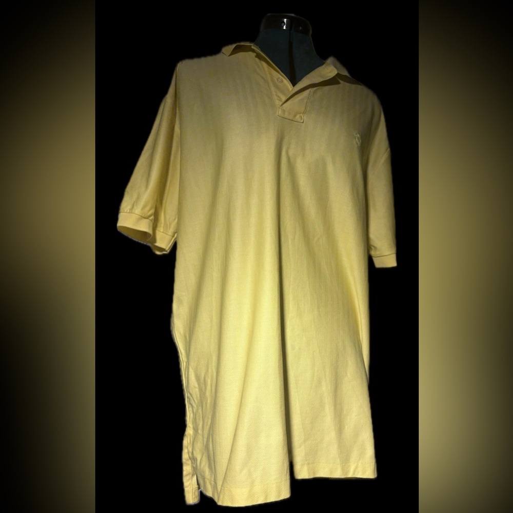 Ralph Lauren Men's Light Yellow Polo Shirt